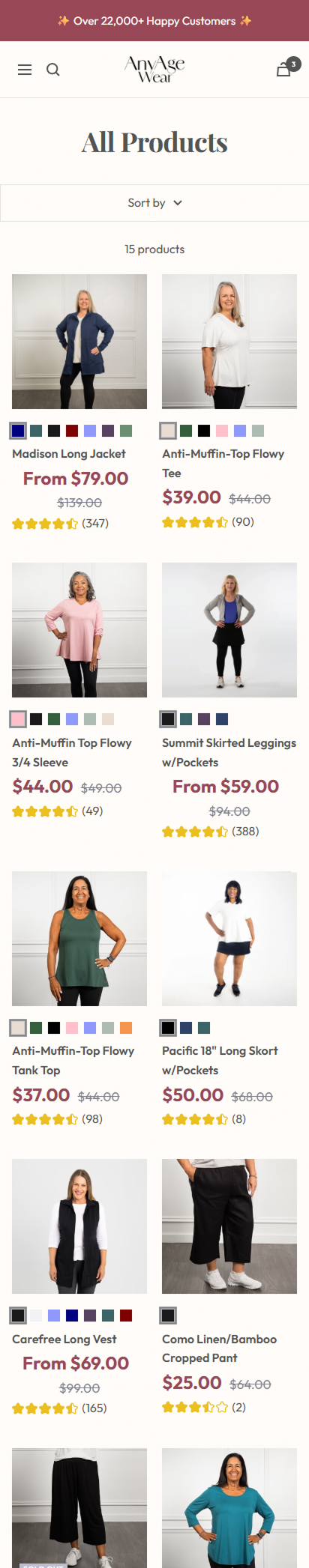 Control: Two-column grid