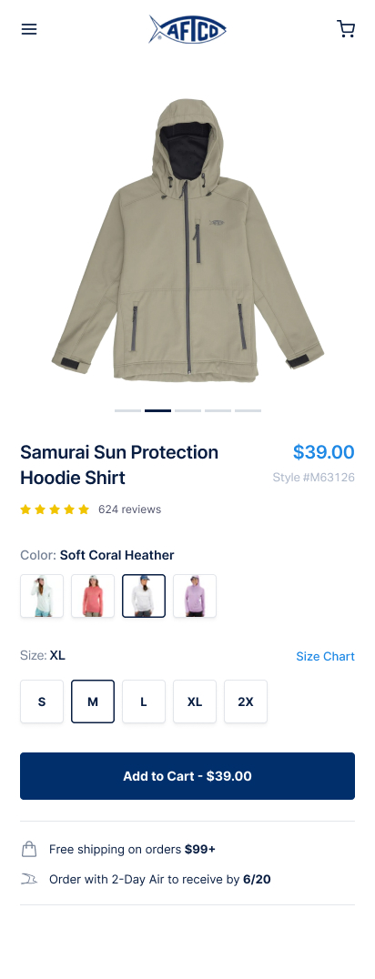 Variant: $99 threshold