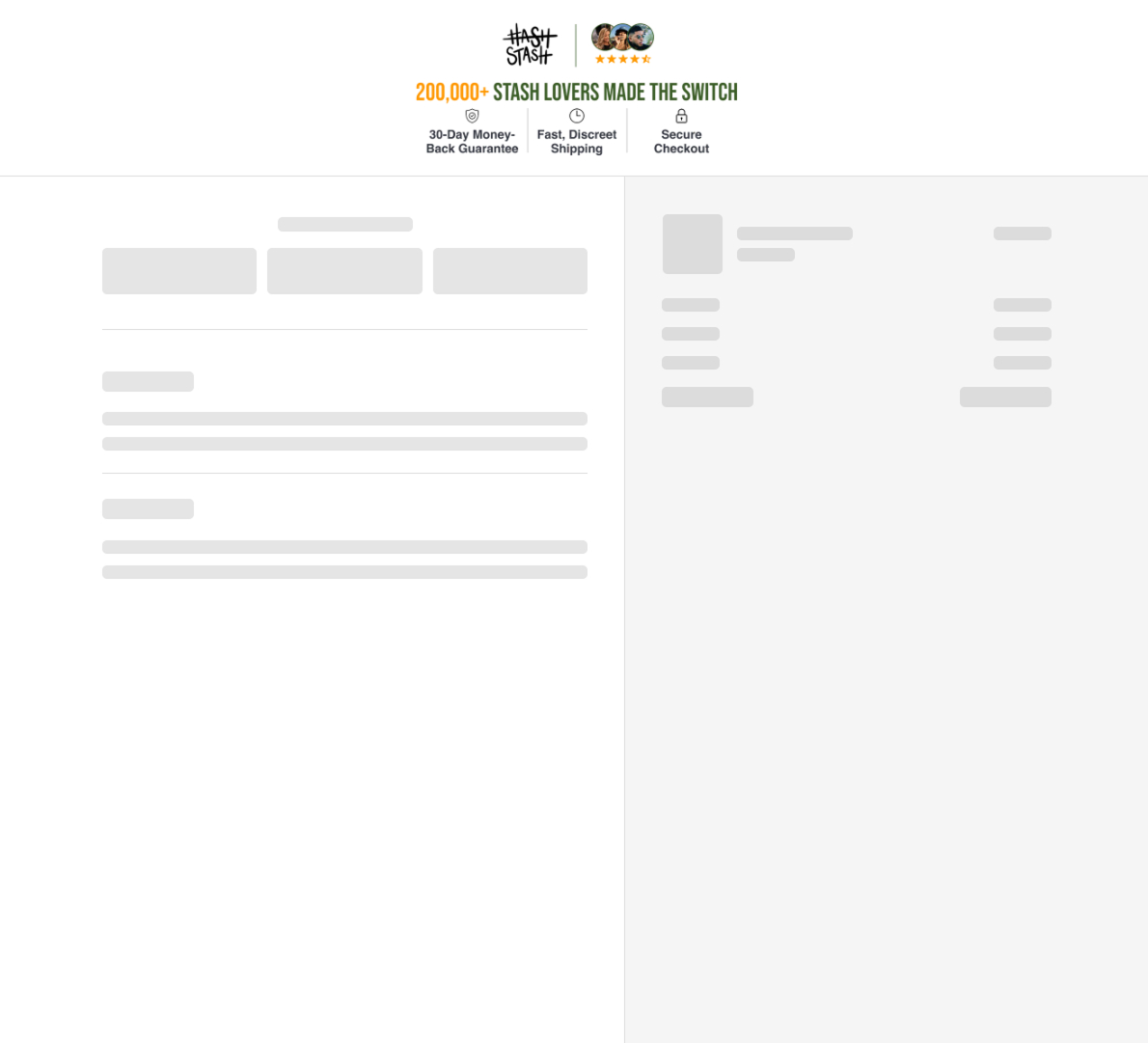 Control: Standard post-purchase page