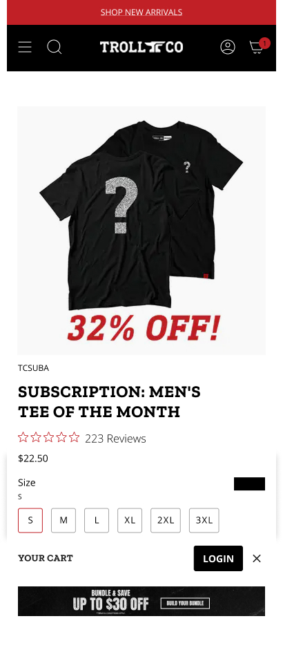 Variant: Subscribe & save toggle