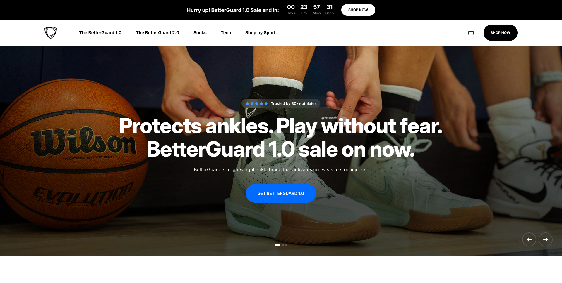 Variant: Sticky countdown timer